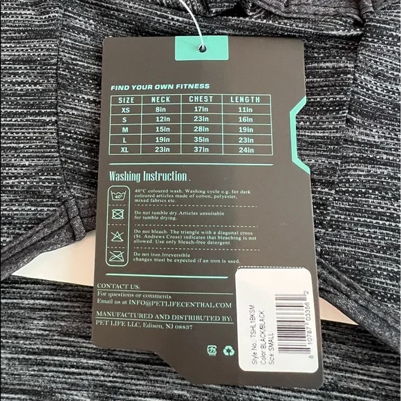 🎉HP🎉 The Pet Life Active Aero Paelse Heathered Quick Dry T-Shirt Size Small NWT
